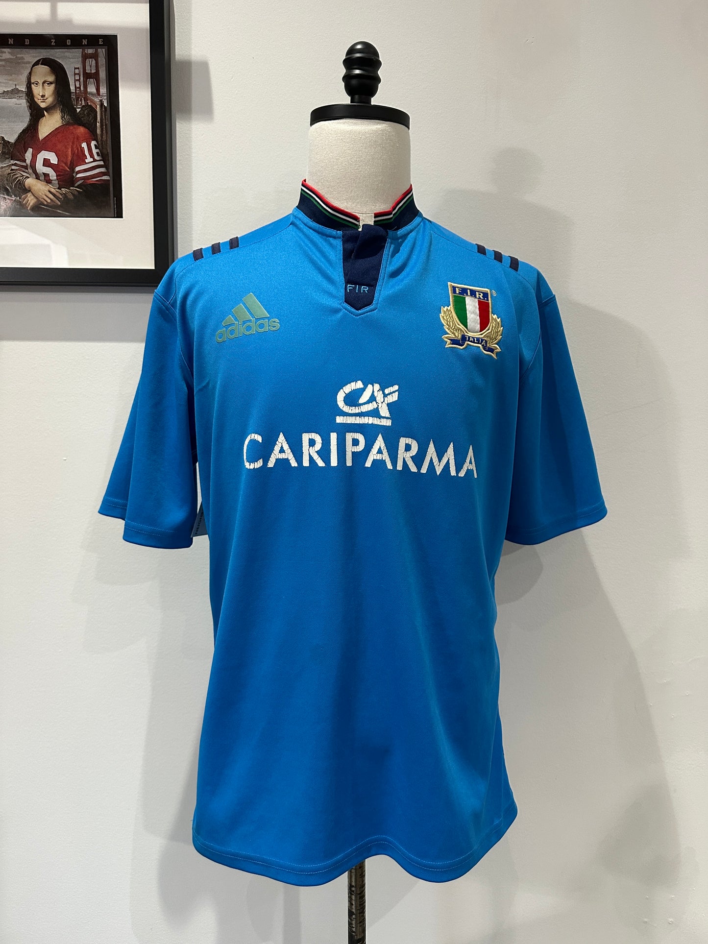 (Mens XL) Adidas Italy Soccer Jersey