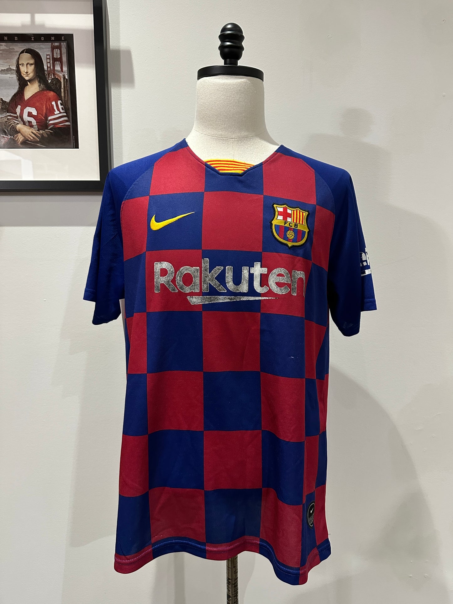 (Mens Large) Nike F.C Barcelona Soccer Jersey