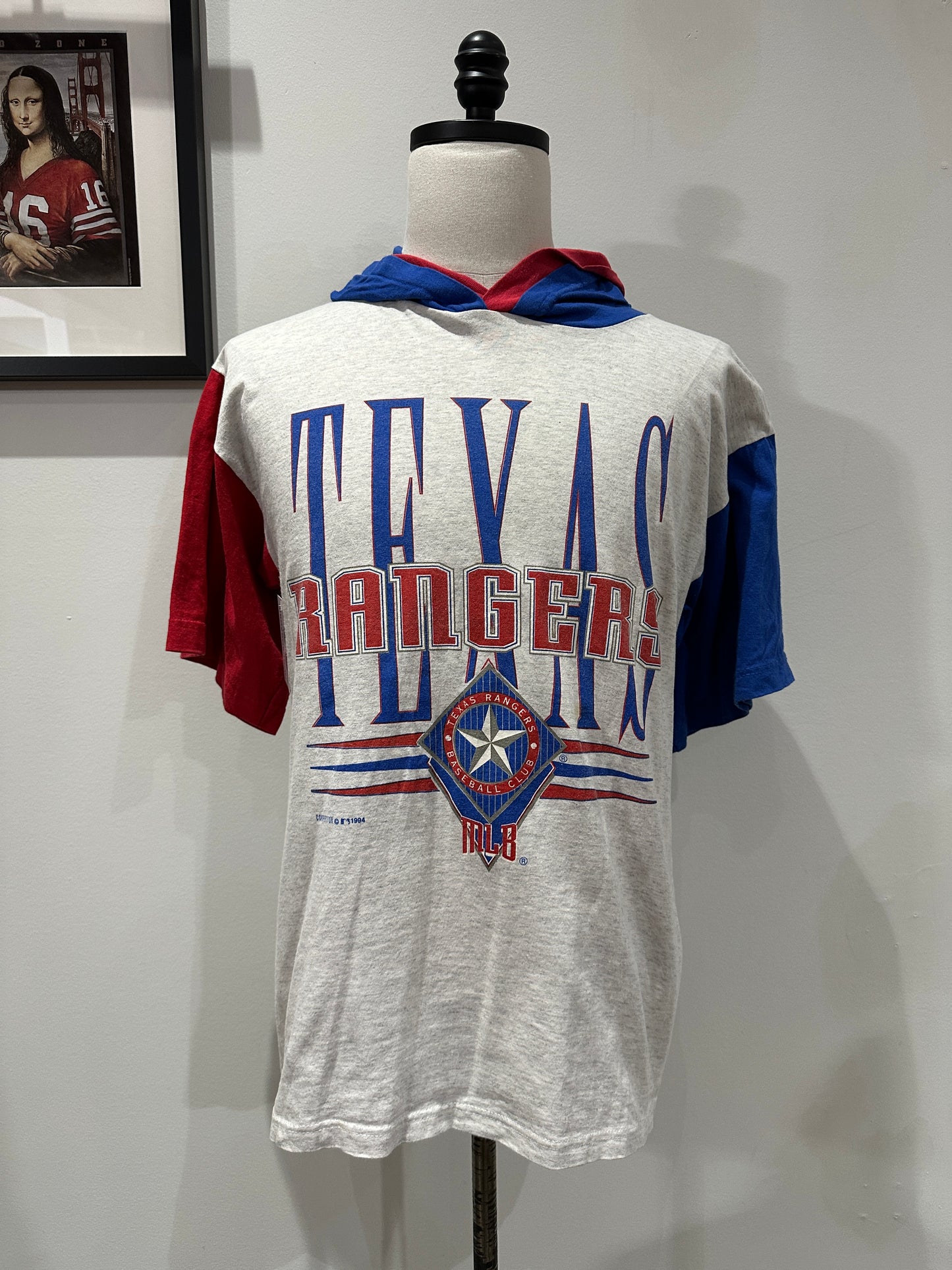 (Mens Large) 90s Texas Rangers Shirt Hoodie