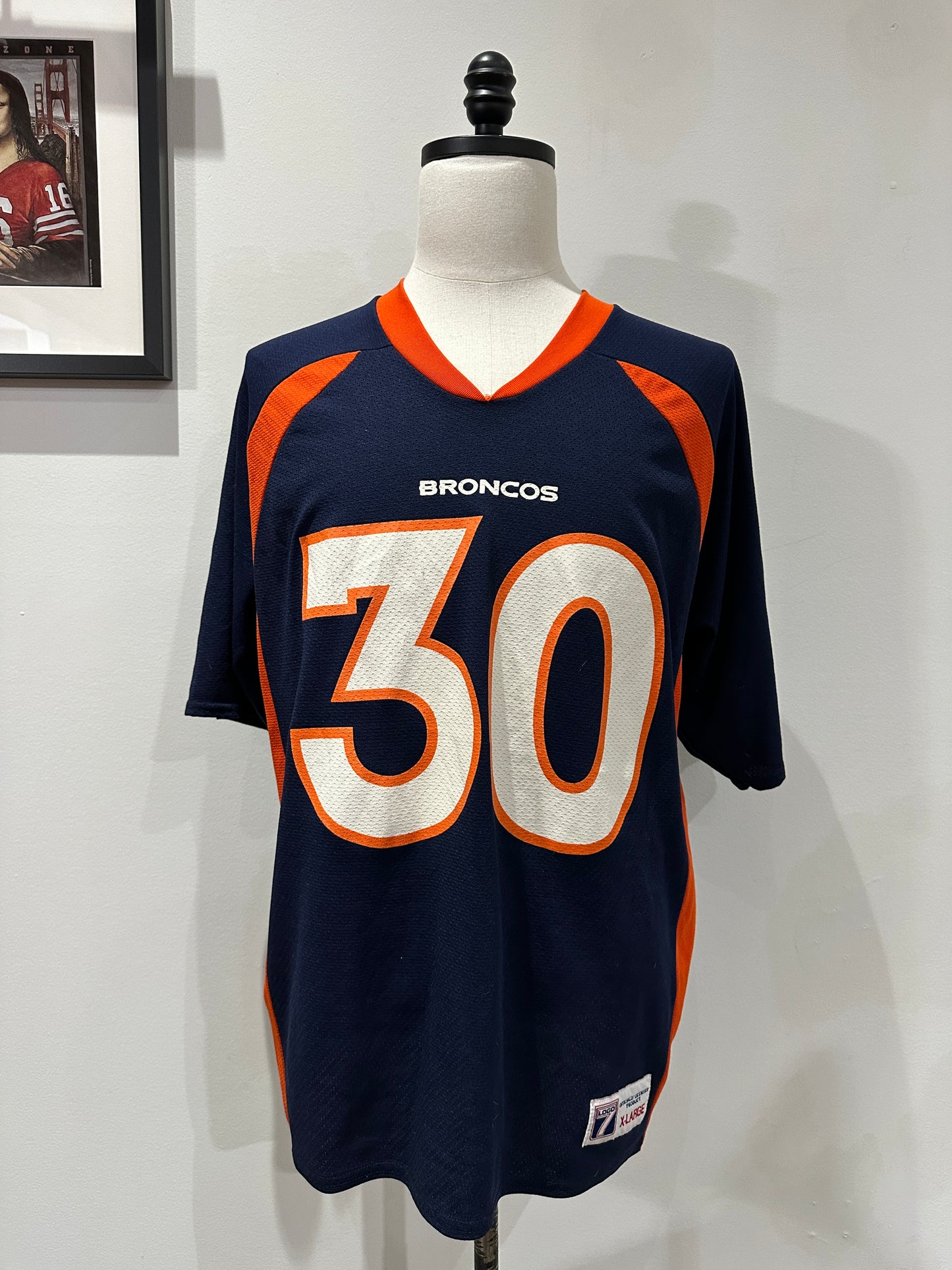 (Mens XL) 90s Denver Broncos 'Terrell Davis' Jersey