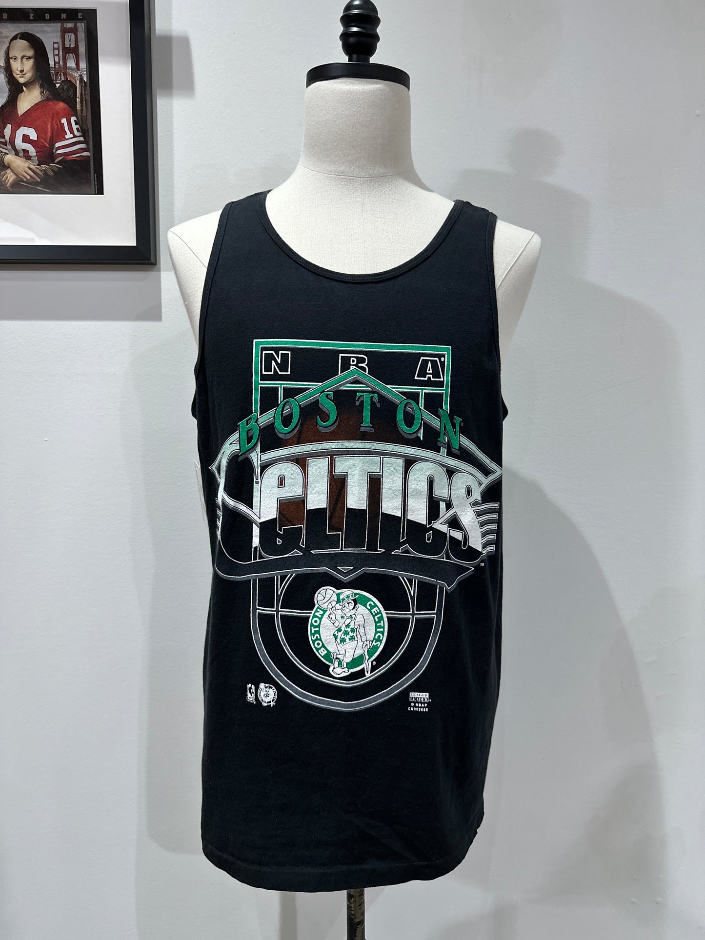 (Mens Large) 90s NBA Boston Celtics Tank-Top