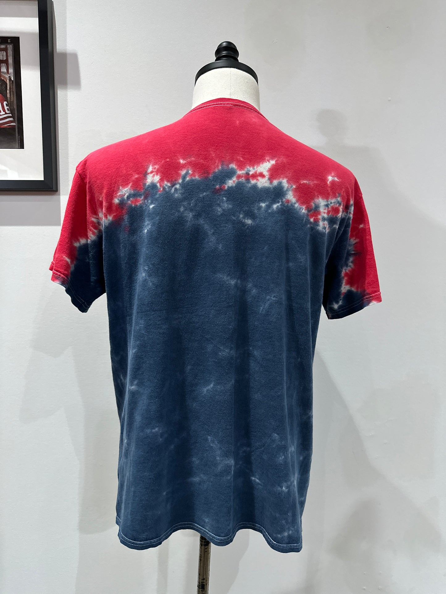 (Mens Large) 90s Cleveland Indians Tye-Dye Shirt