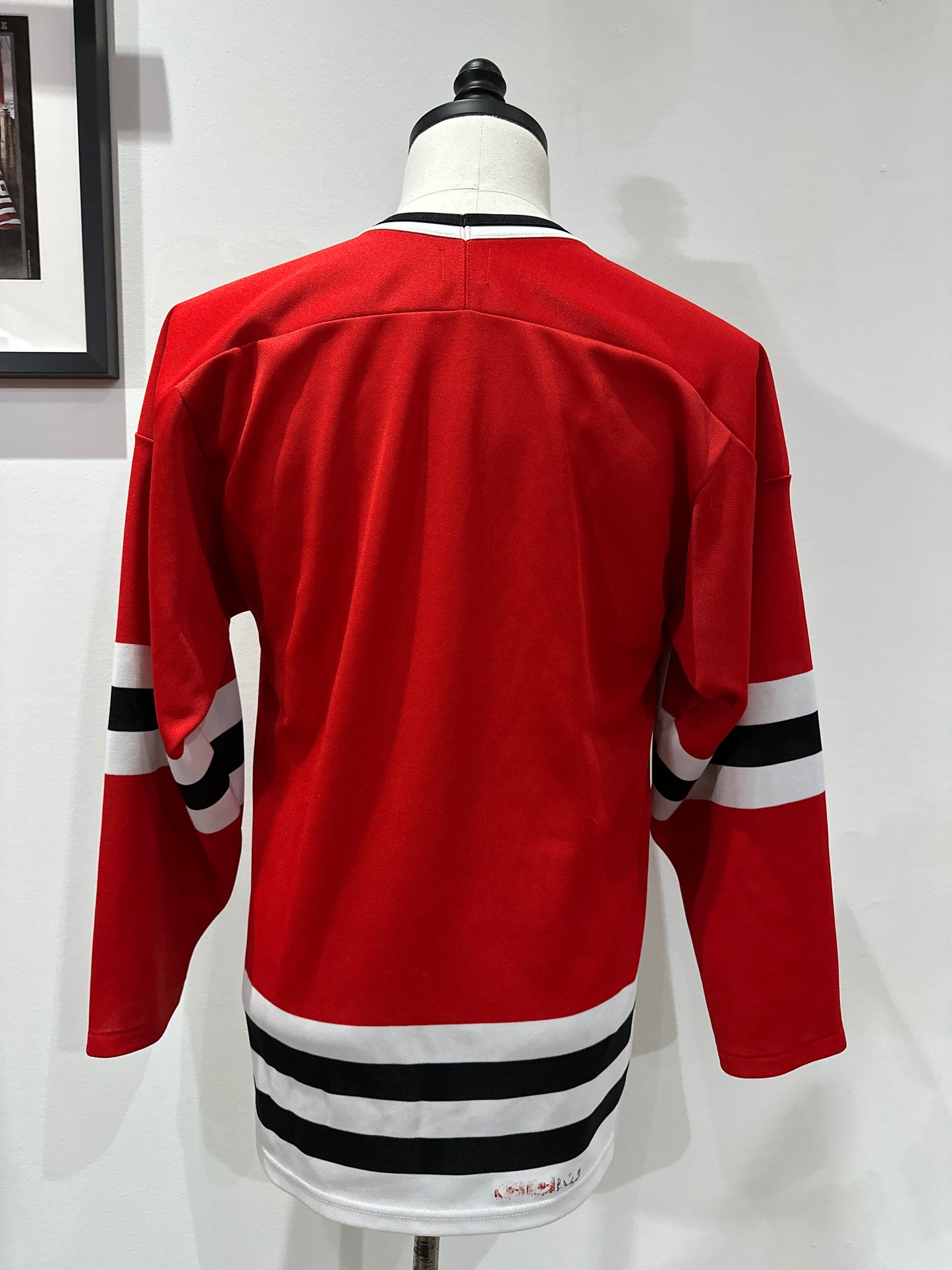 (Mens Large) 90s Chicago Blackhawks Jersey