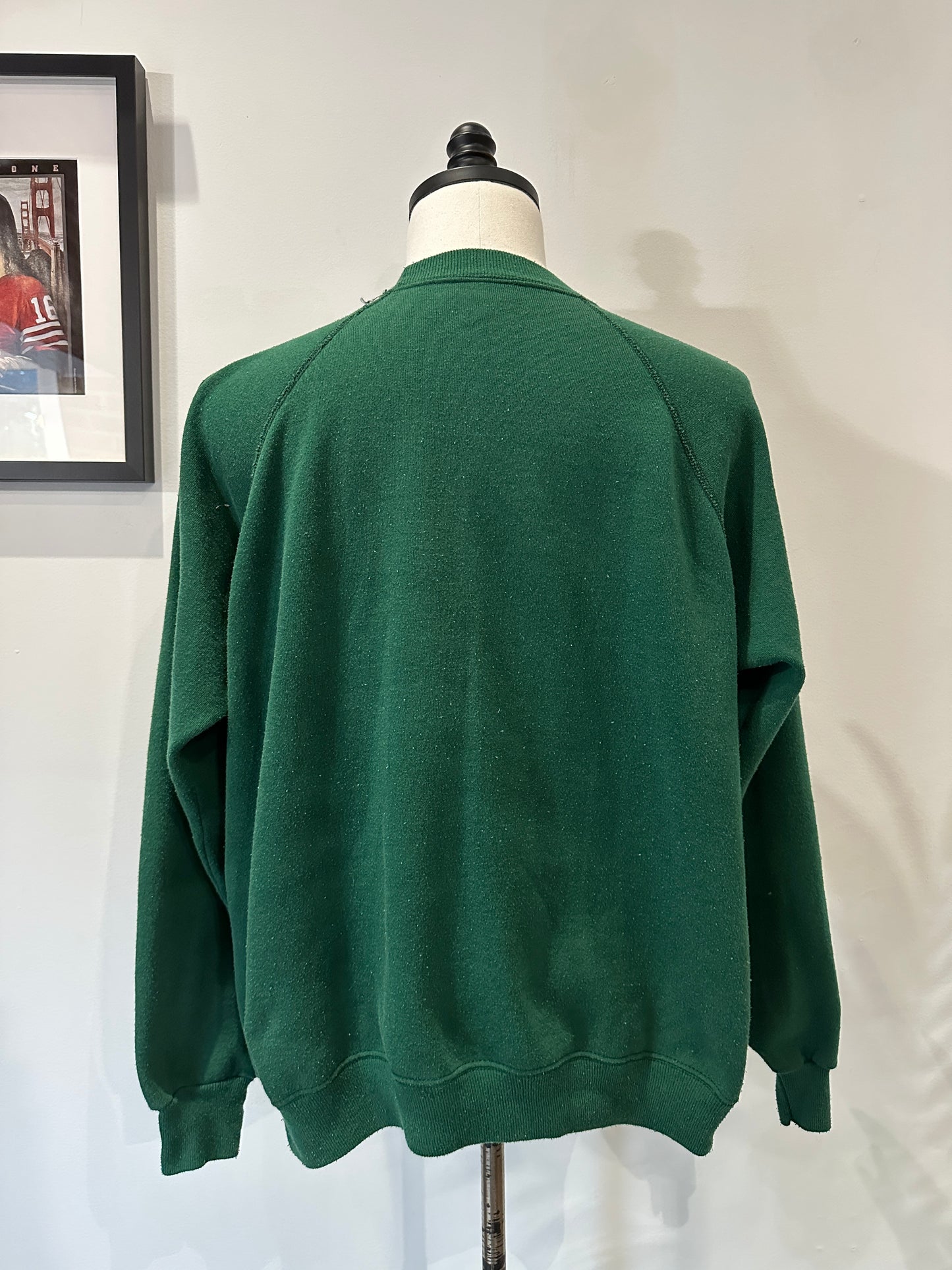 (Mens XL) 90s Washington DC Green Sweater