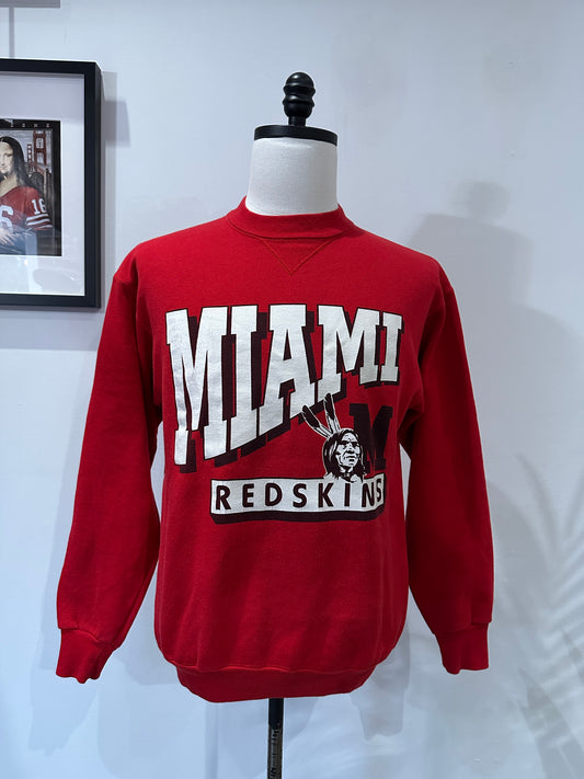 (Mens Large) 90s Miami Redskins Sweater