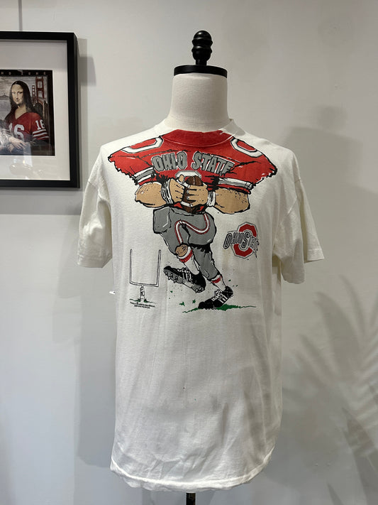 (Mens XL) 90s Ohio State University Caricature Shirt