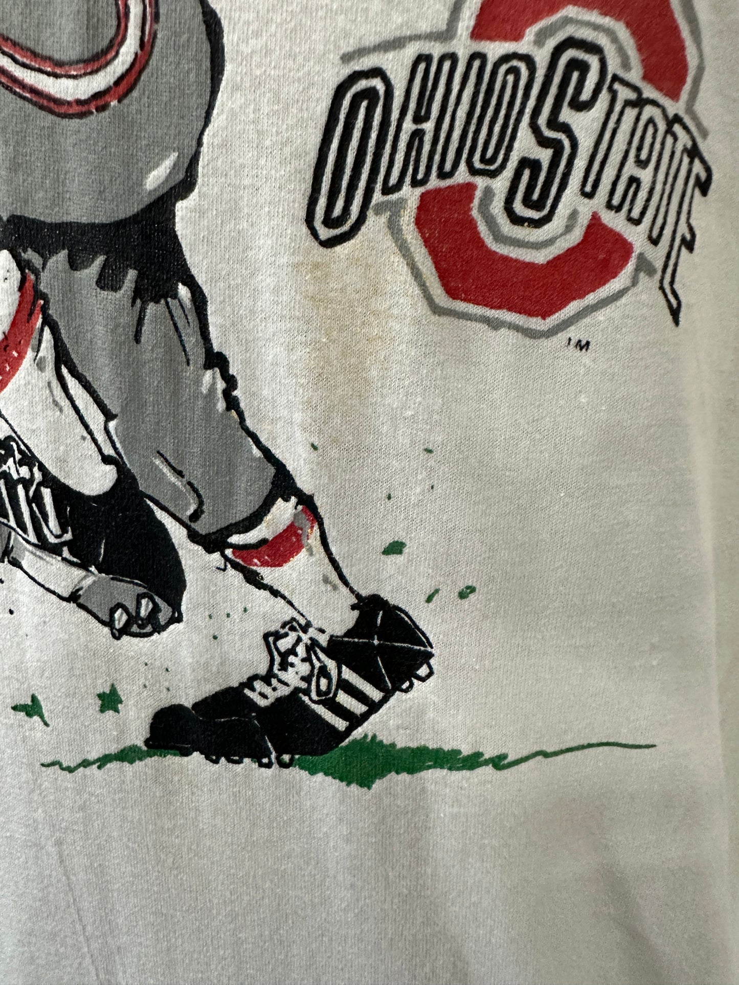 (Mens XL) 90s Ohio State University Caricature Shirt