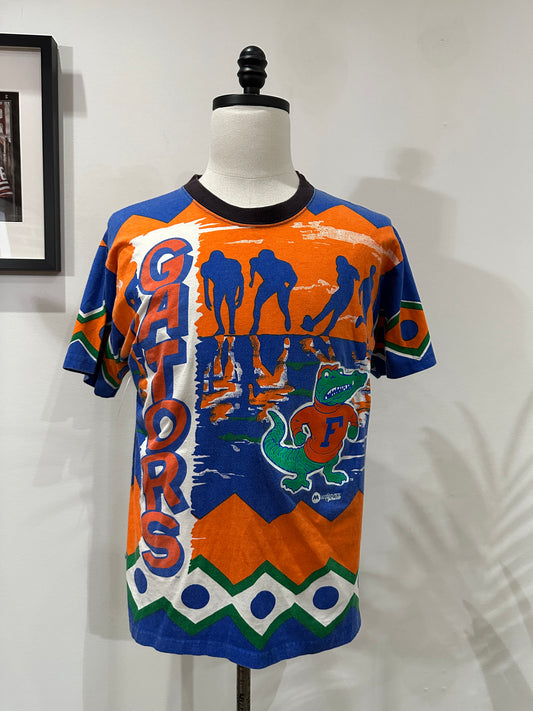 (Mens Large) 90s Florida Gators AOP Shirt