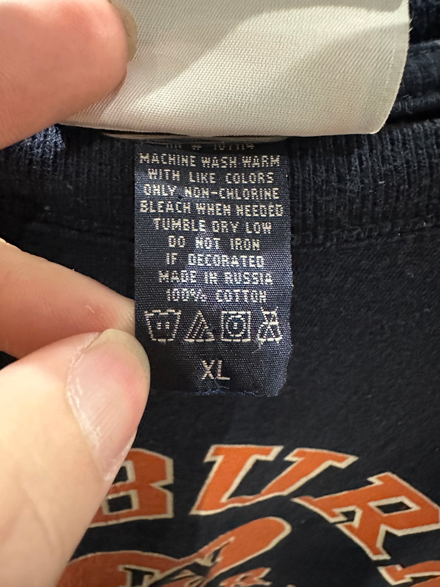 (Mens XL) 90s Auburn University Spell-Out Shirt