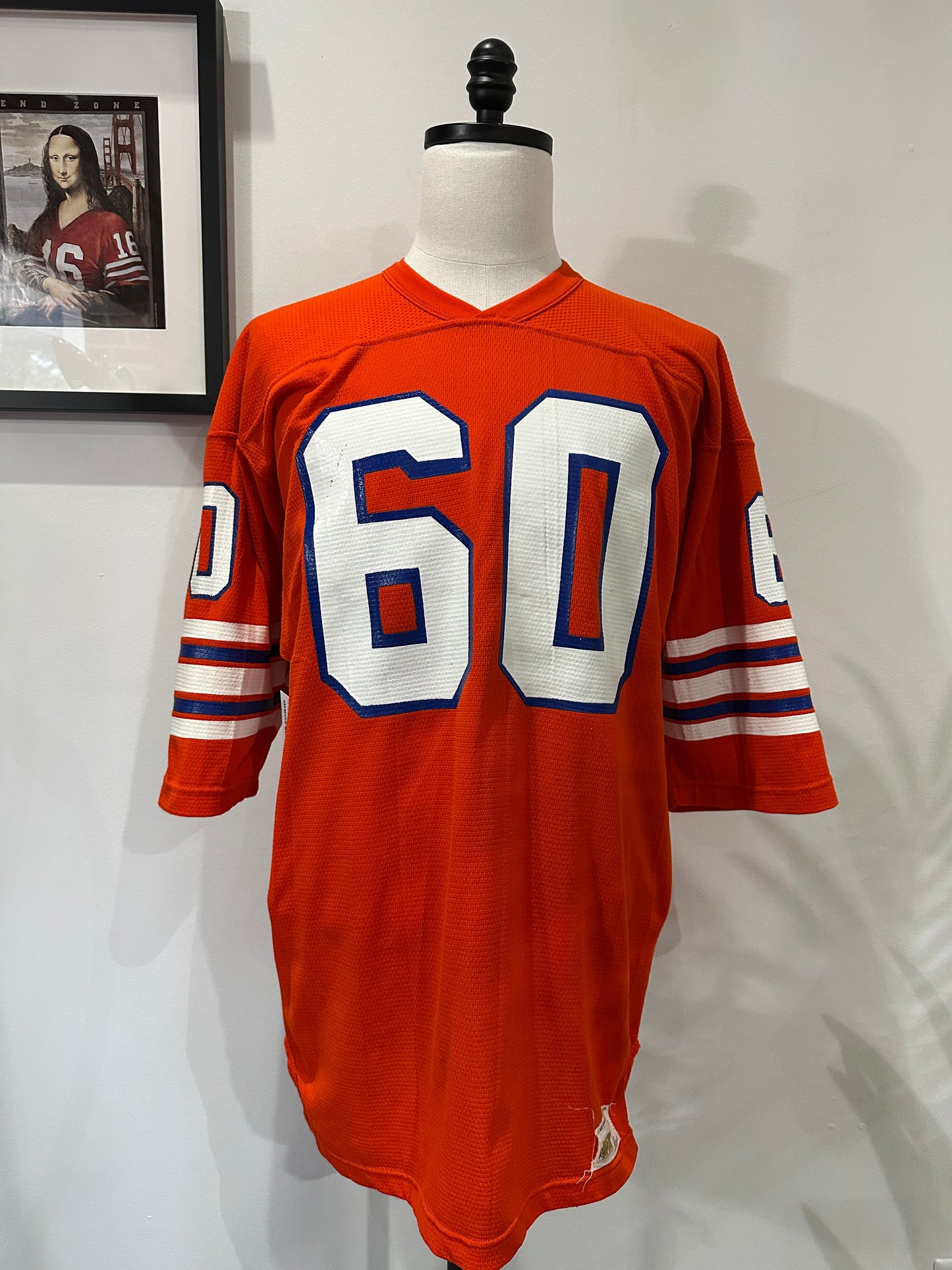(Mens Large) 70s Denver Broncos Football Jersey