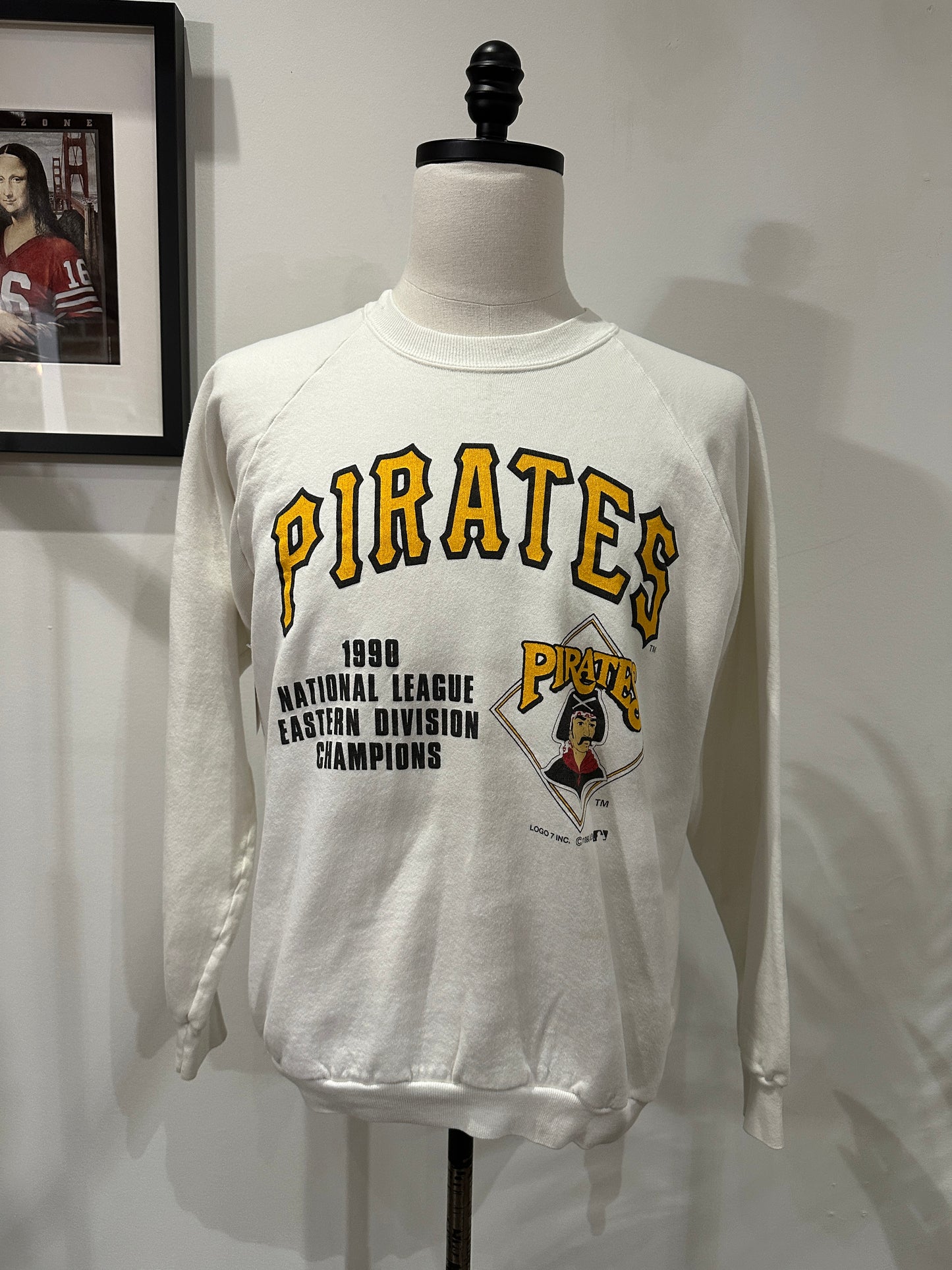 (Mens Large) 1990 Pittsburgh Pirates Sweater