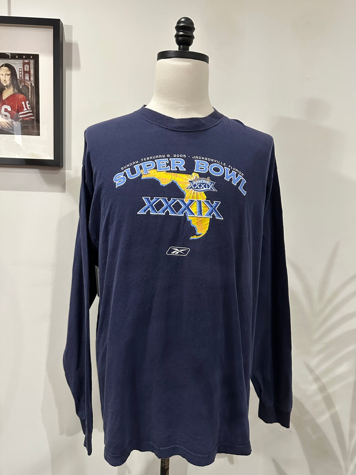 (Mens XL) 2005 Superbowl XXXlX Long-Sleeve Shirt