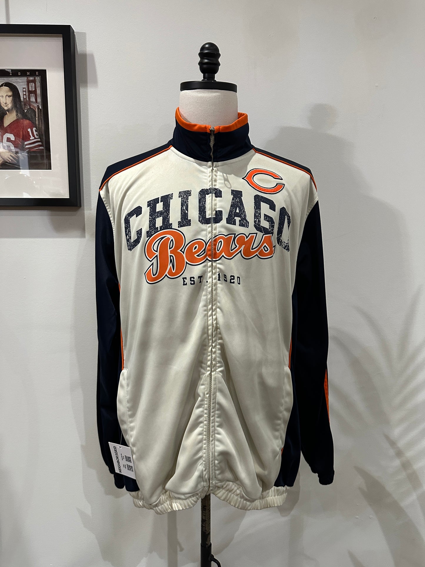 (Mens XL) NFL Chicago Bears Track Jacket
