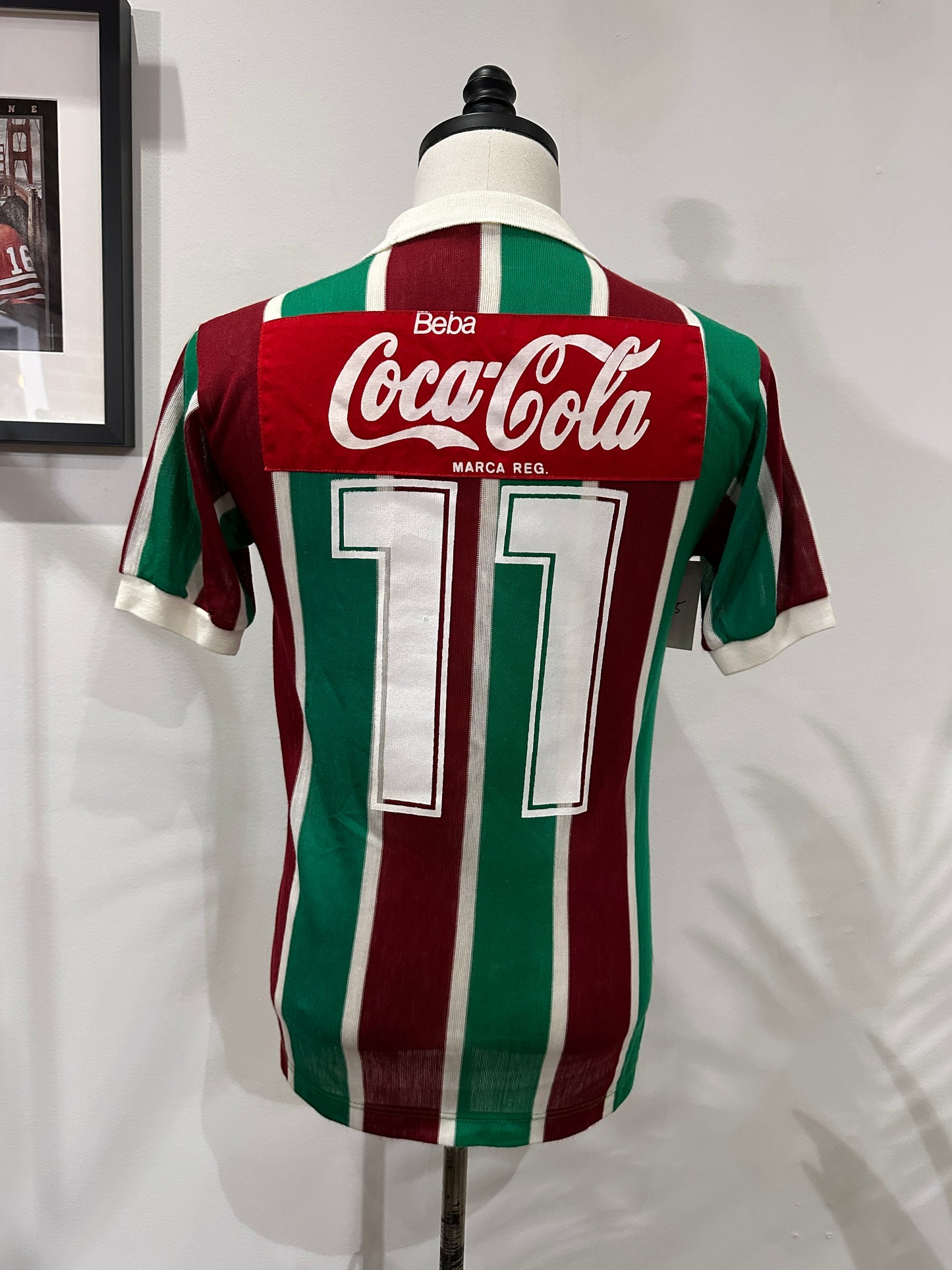 (Mens Small) 80s Fluminense FC Soccer Jersey