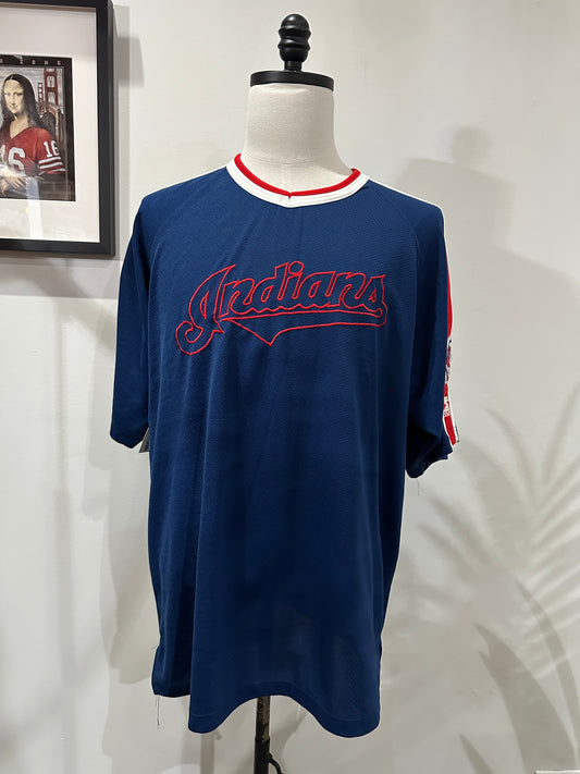 (Mens XL) 90s Stater Cleveland Indians Shirt Jersey