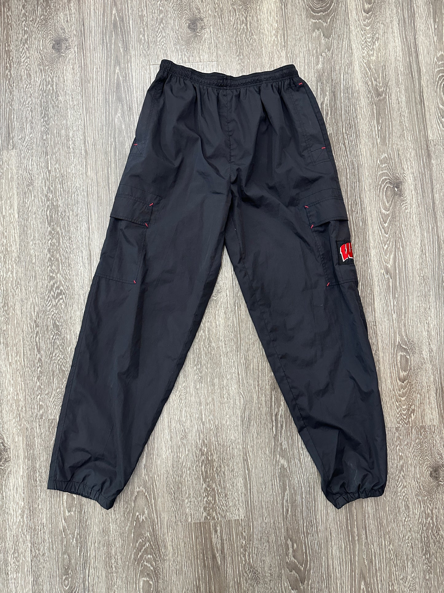 (Mens Large) 90s Wisconsin University Track Pants