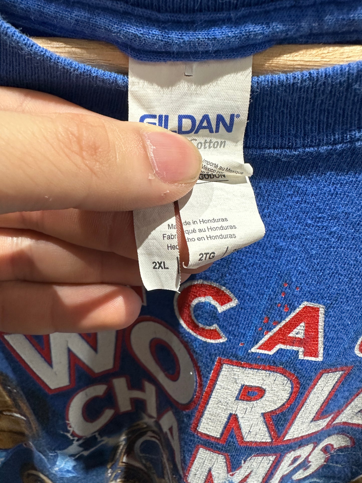 (Mens 2X) 2016 Chicago Cubs World Champs Shirt