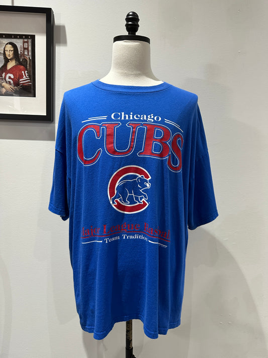(Mens 3X) 2001 Chicago Cubs Spell-Out Shirt