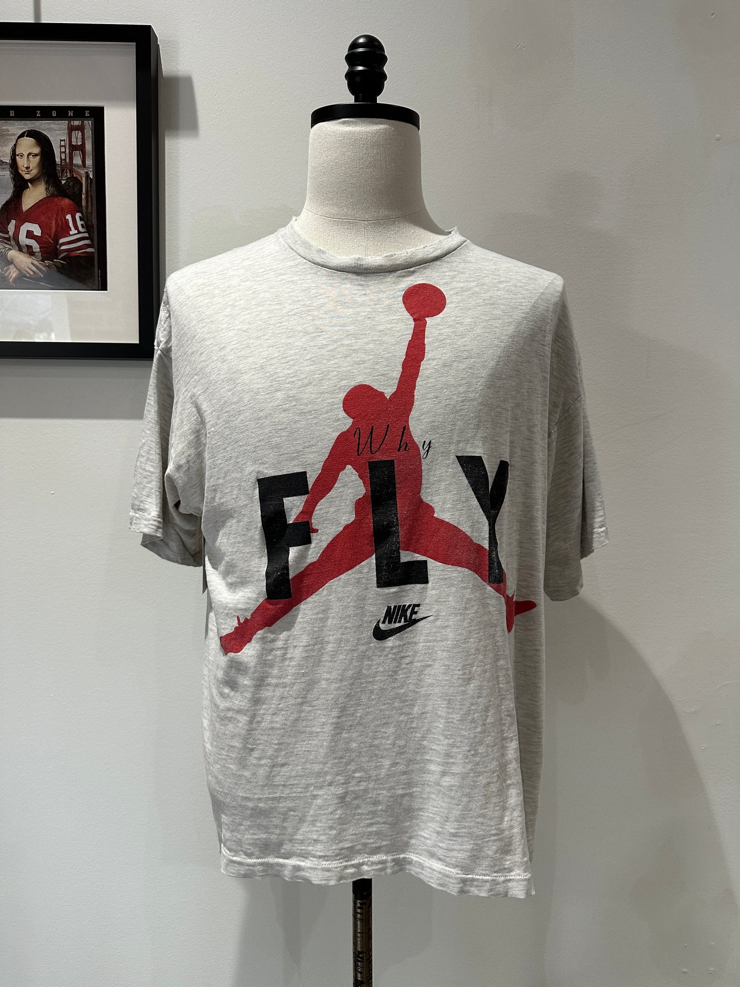 (Mens XL) 90s Nike Michael Jordan 'Why Fly?' Shirt