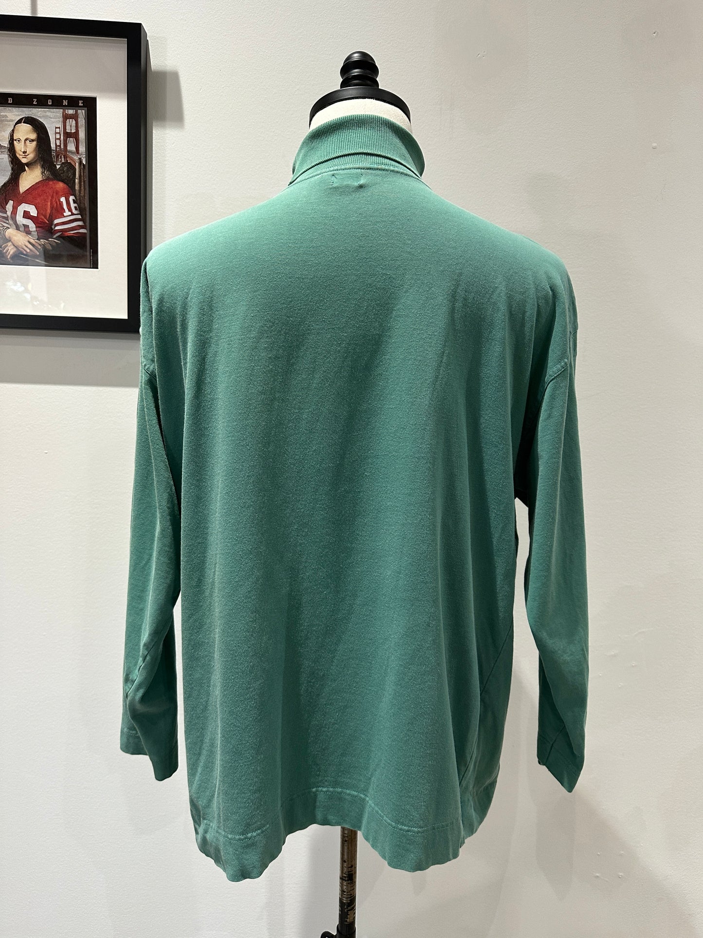 (Mens Medium) Guess Green Turtle Neck Shirt