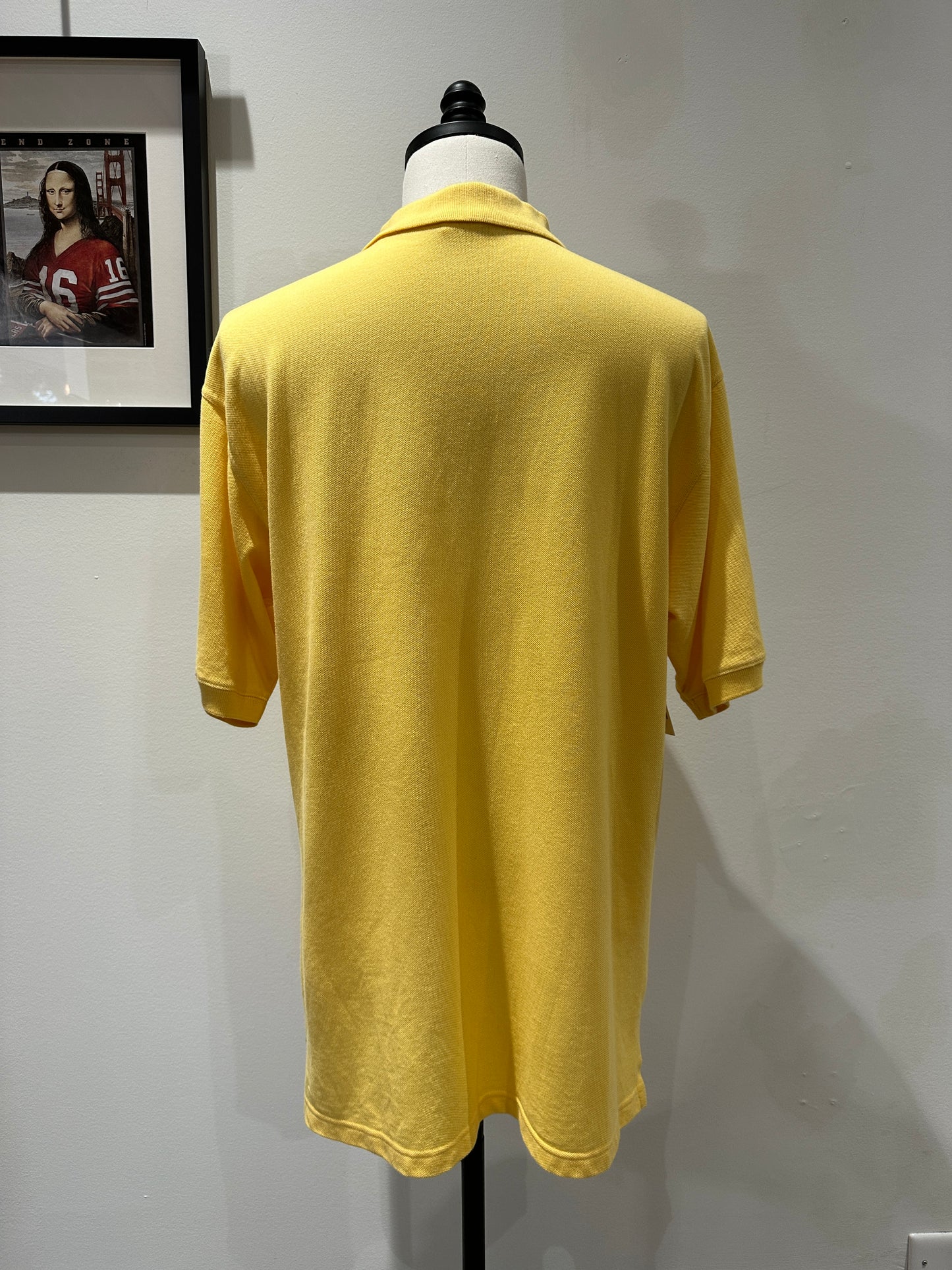 (Mens Large) 90s Mickey Mouse Yellow Polo Shirt