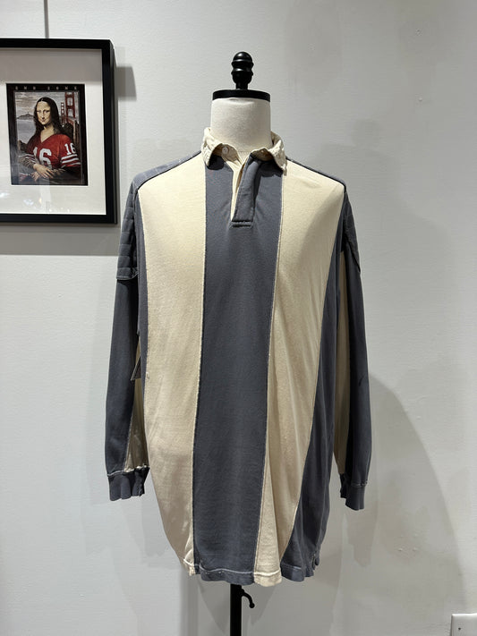 (Mens 2X) Croft & Barrow Gray Rugby Shirt