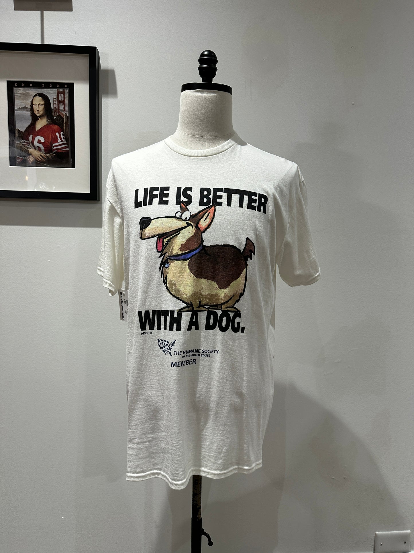 (Mens Large) 'Life is Better With a Dog' Shirt
