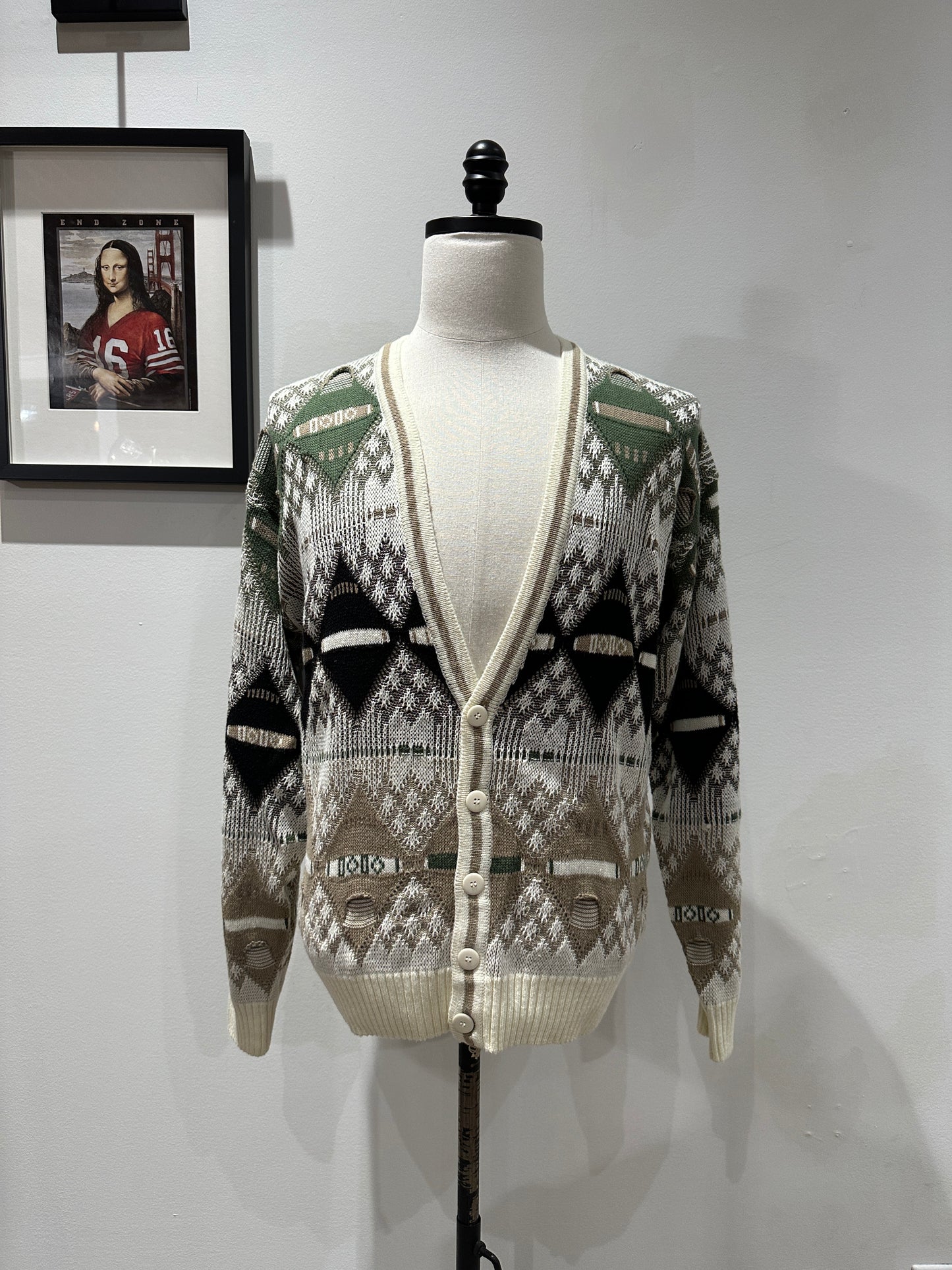 (Mens Medium) Bachrach Knitted Cardigan