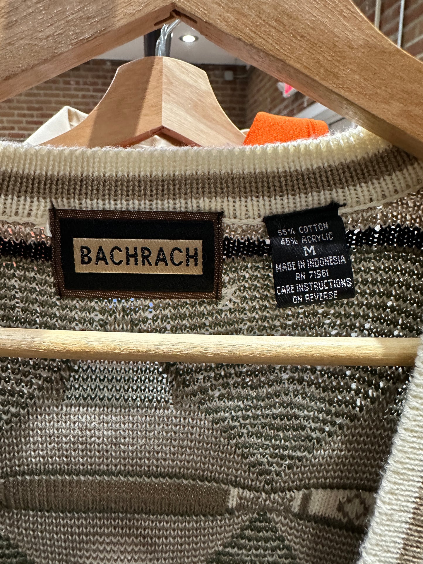 (Mens Medium) Bachrach Knitted Cardigan