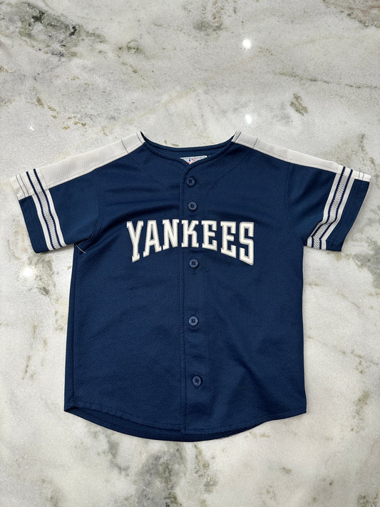 (Kids Small) 90s New York Yankees 'Derek Jeter' Jersey