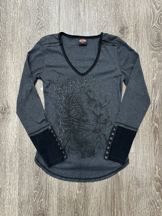 (Womens Large) Harley Davidson Gray Shirt