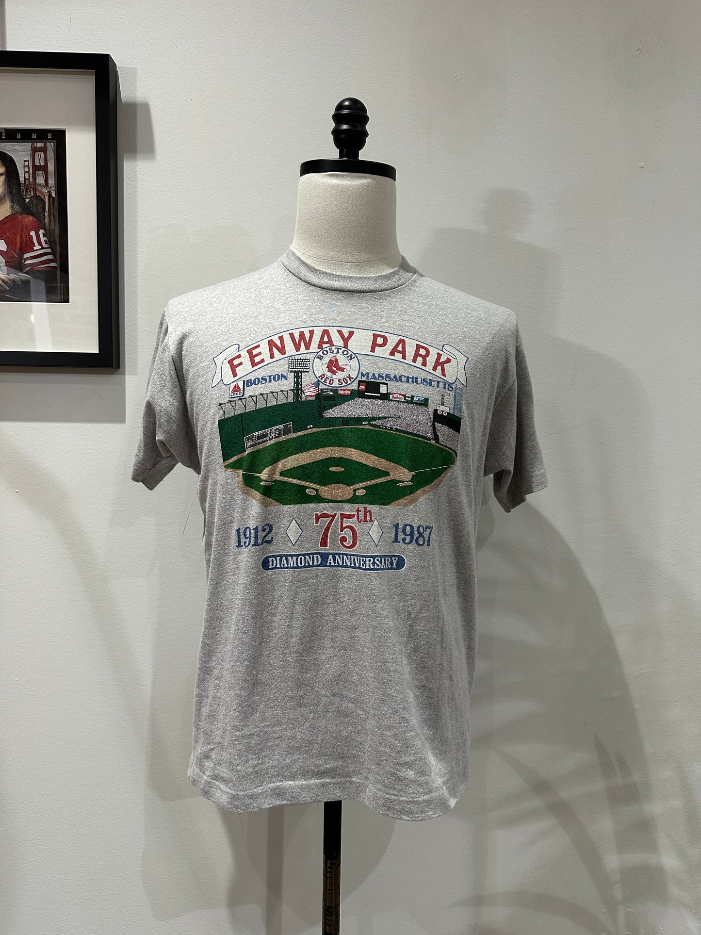 (Mens Medium) 1987 Boston Red Sox Fenway Park Shirt