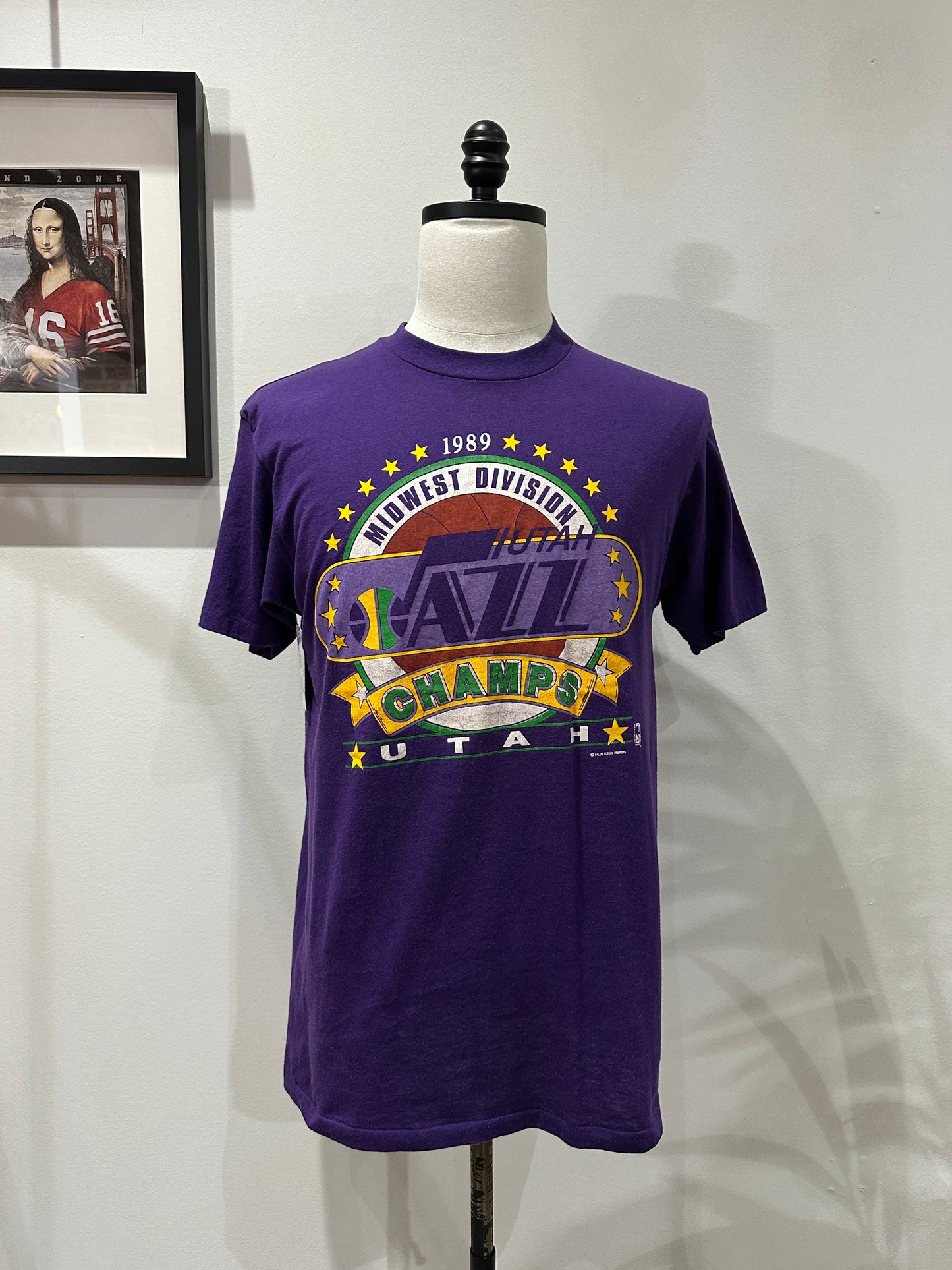 (Mens Large) 1989 Utah Jazz Champs Shirt