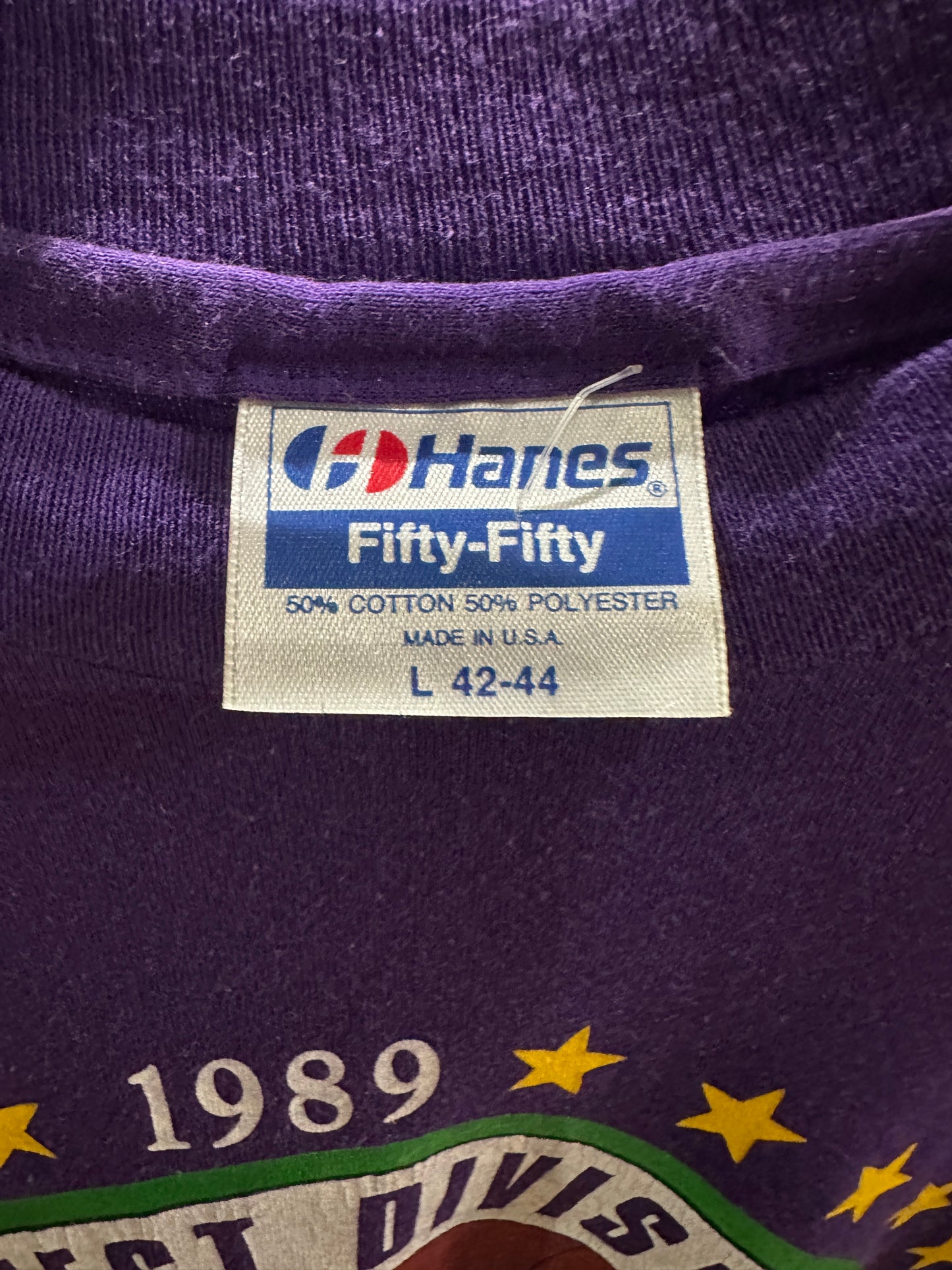 (Mens Large) 1989 Utah Jazz Champs Shirt