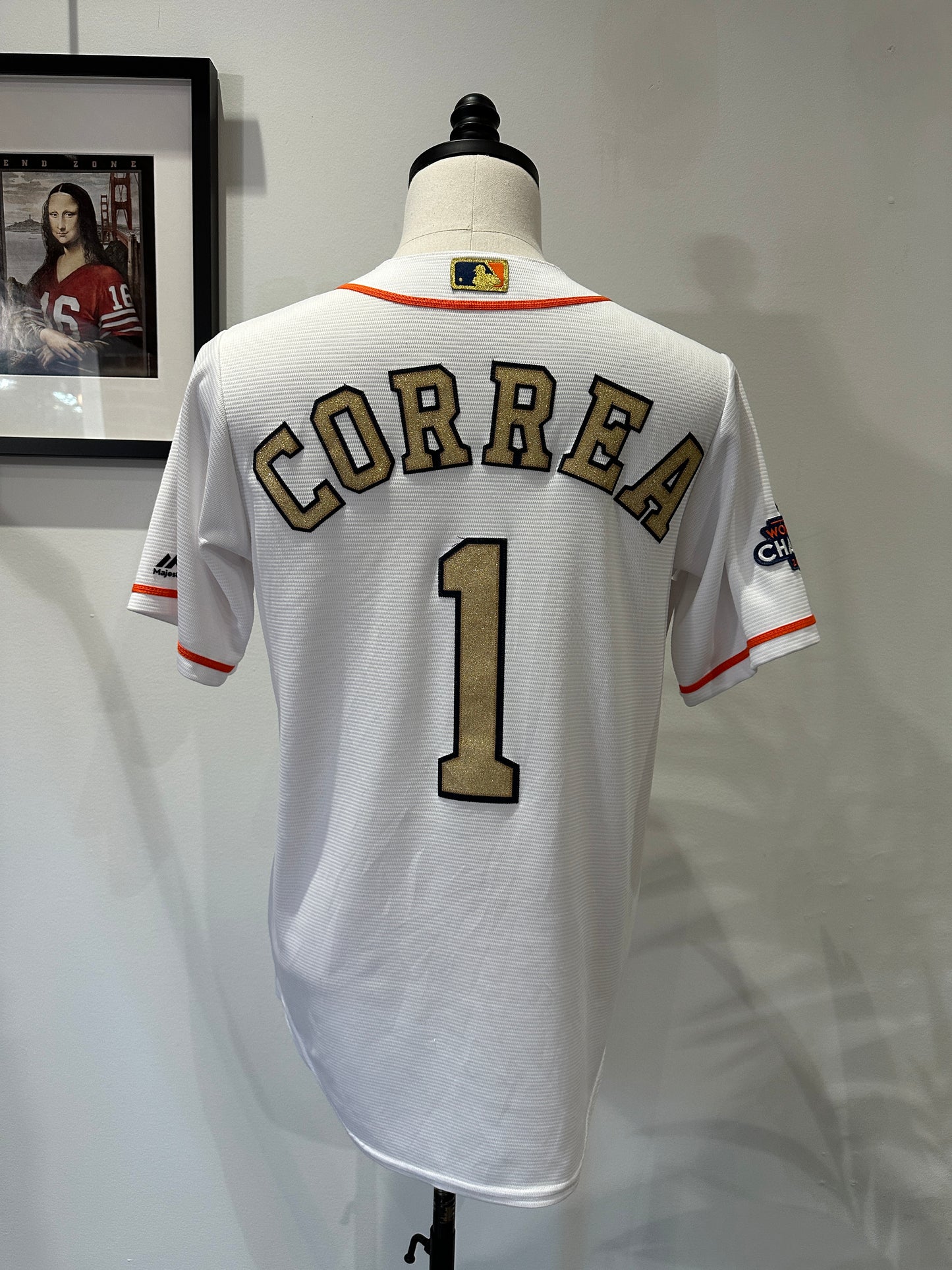 (Mens Small) MLB Houston Astros 'Carlos Correa' Jersey