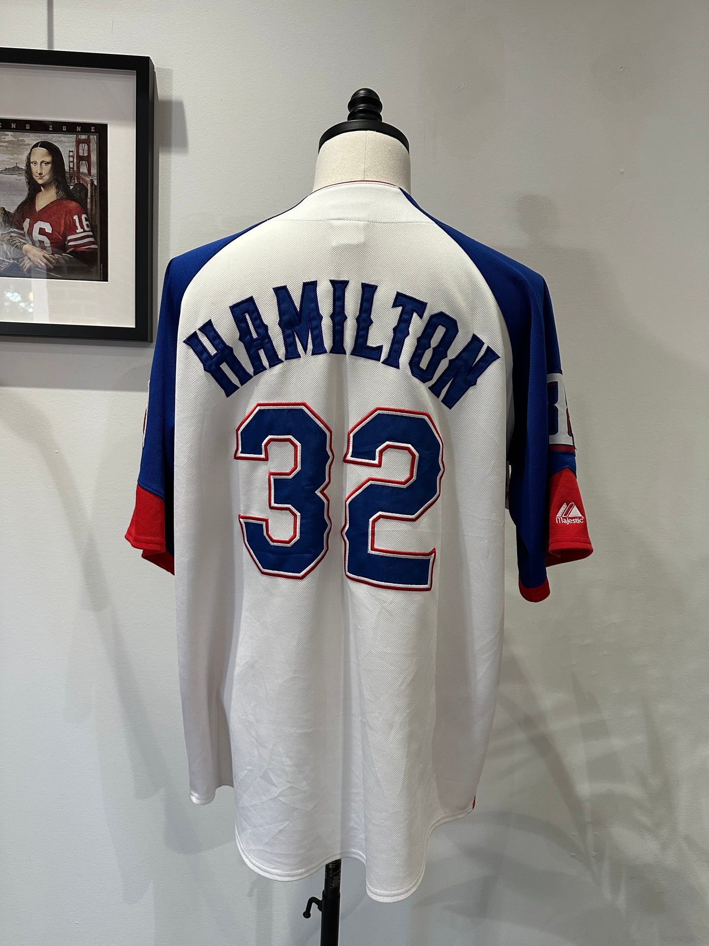 (Mens Large) MLB Texas Rangers 'Joshua Hamilton' Jersey