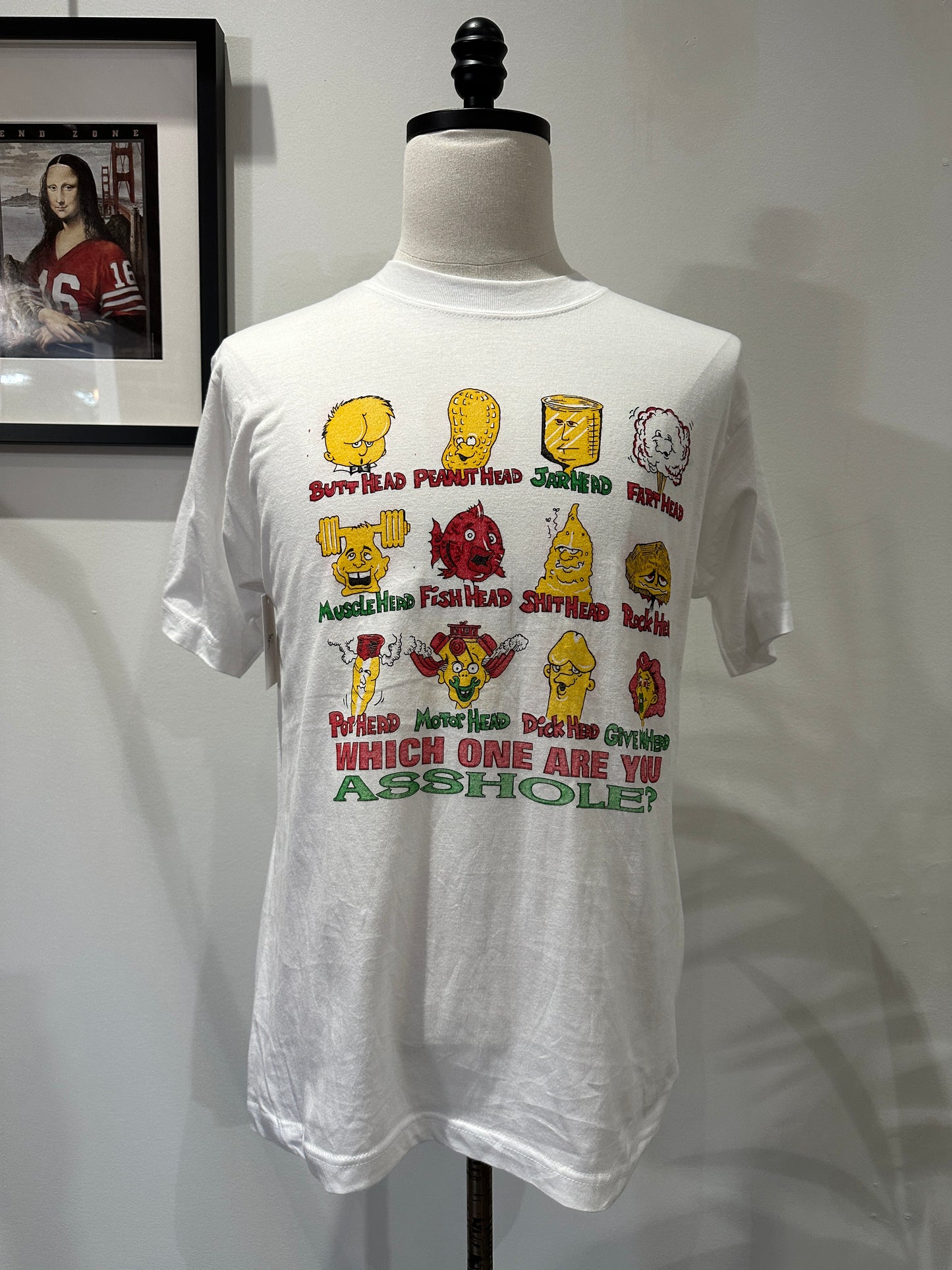 (Mens Medium) 90s 'Which One Are You?' Gag Shirt