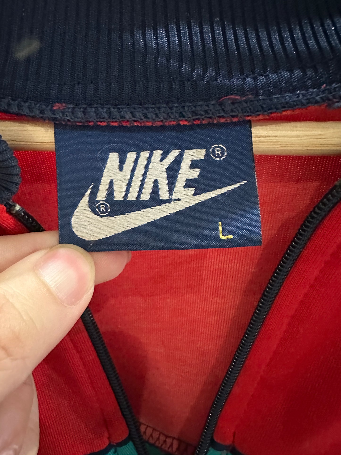 (Mens Large) 90s Nike Mulitcolor Track Jacket