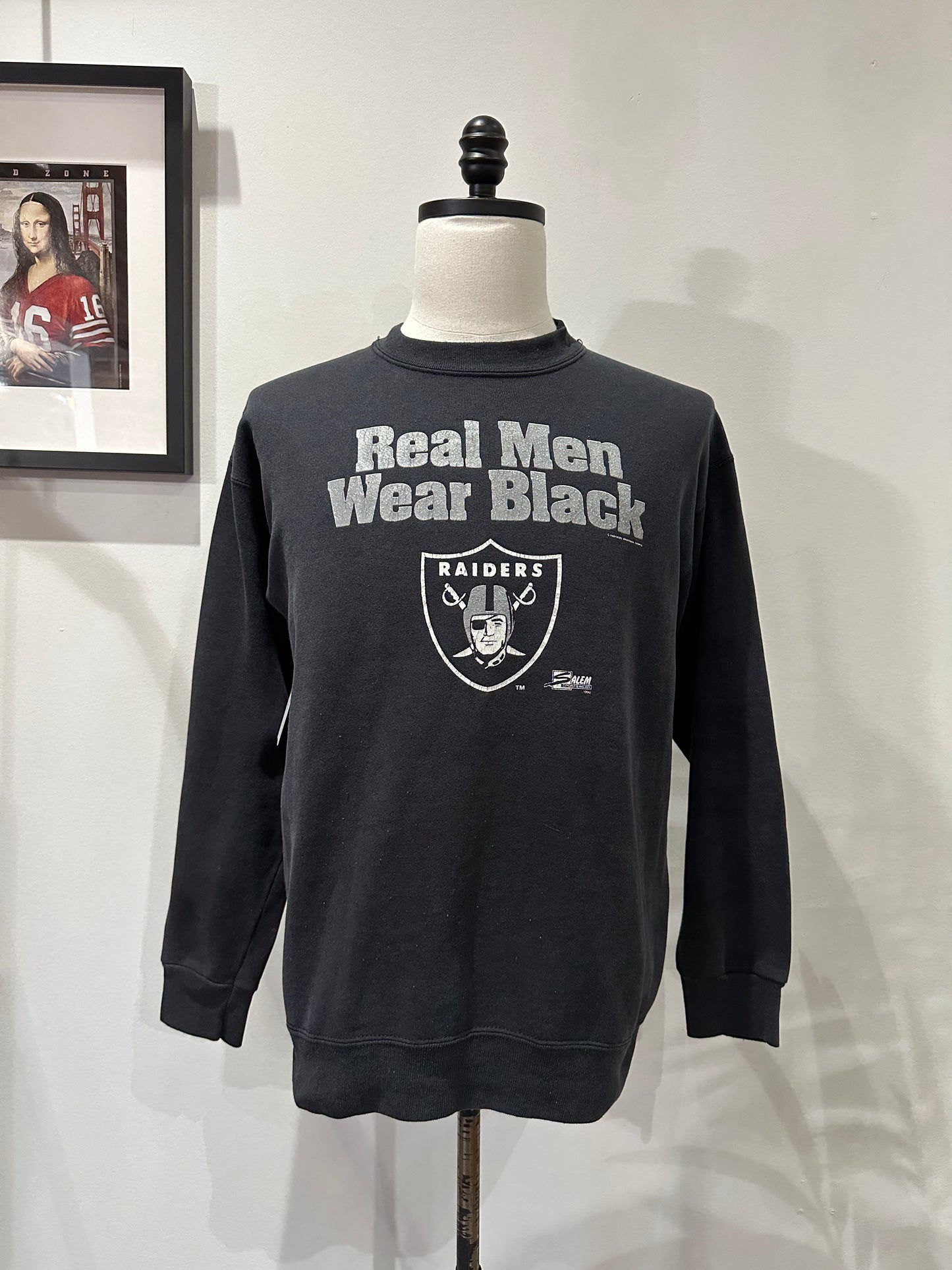 (Mens Large) 90s Oakland Raiders Sweater