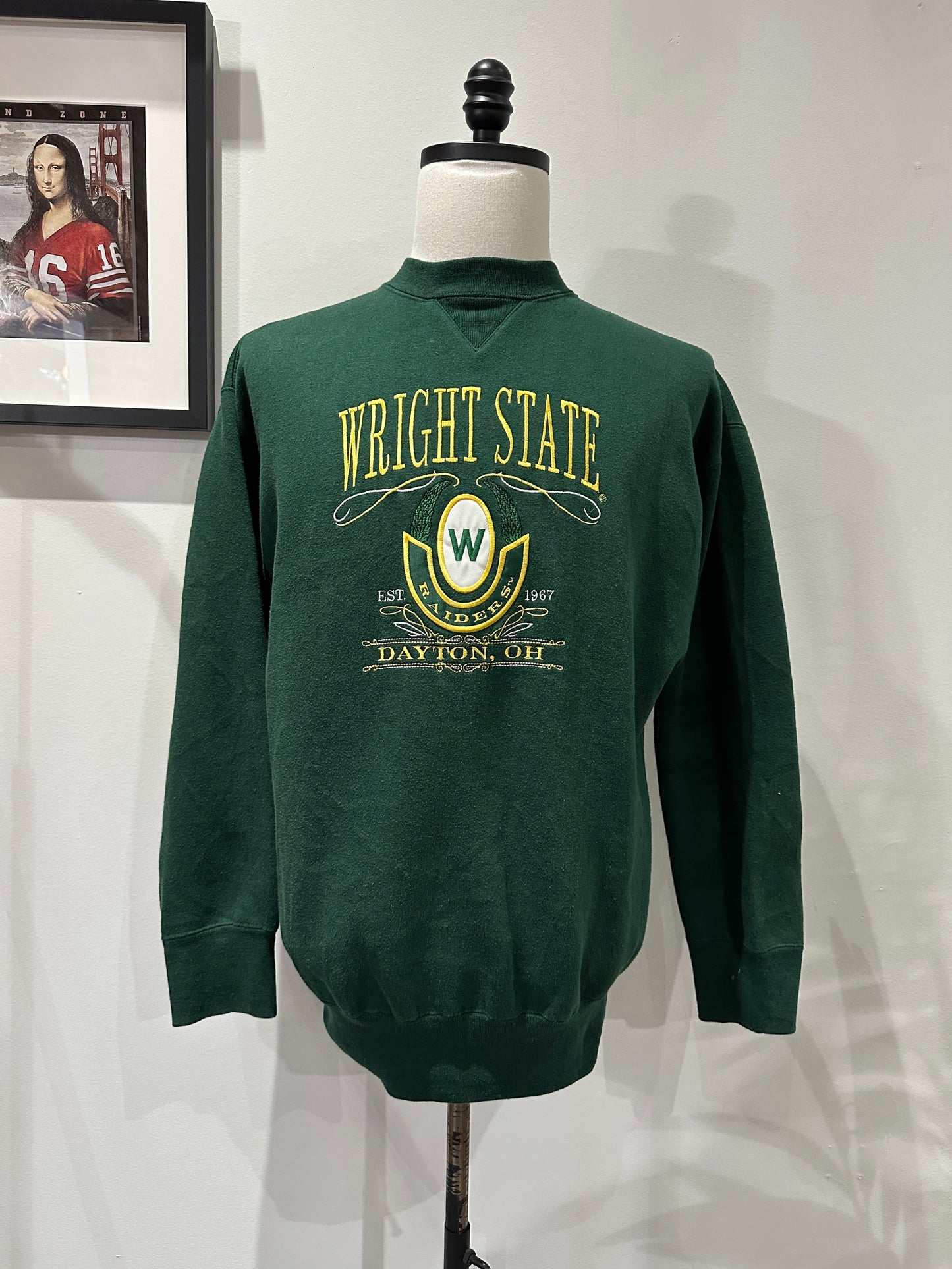 (Mens Large) 90s Wright State University Sweater