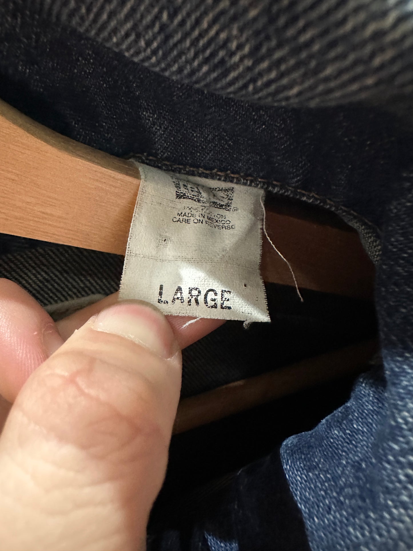(Mens Large) Levi's Distressed Denim Jacket