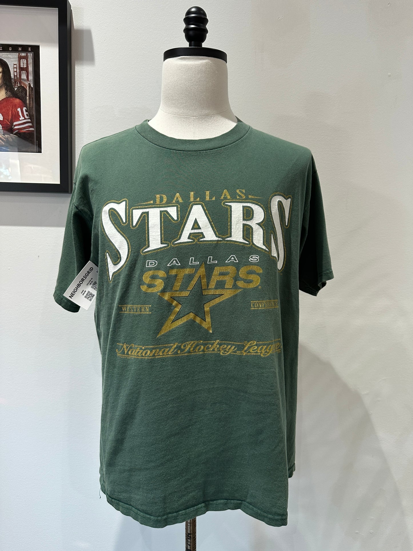 (Mens Large) 90s Dallas Stars Hockey Shirt