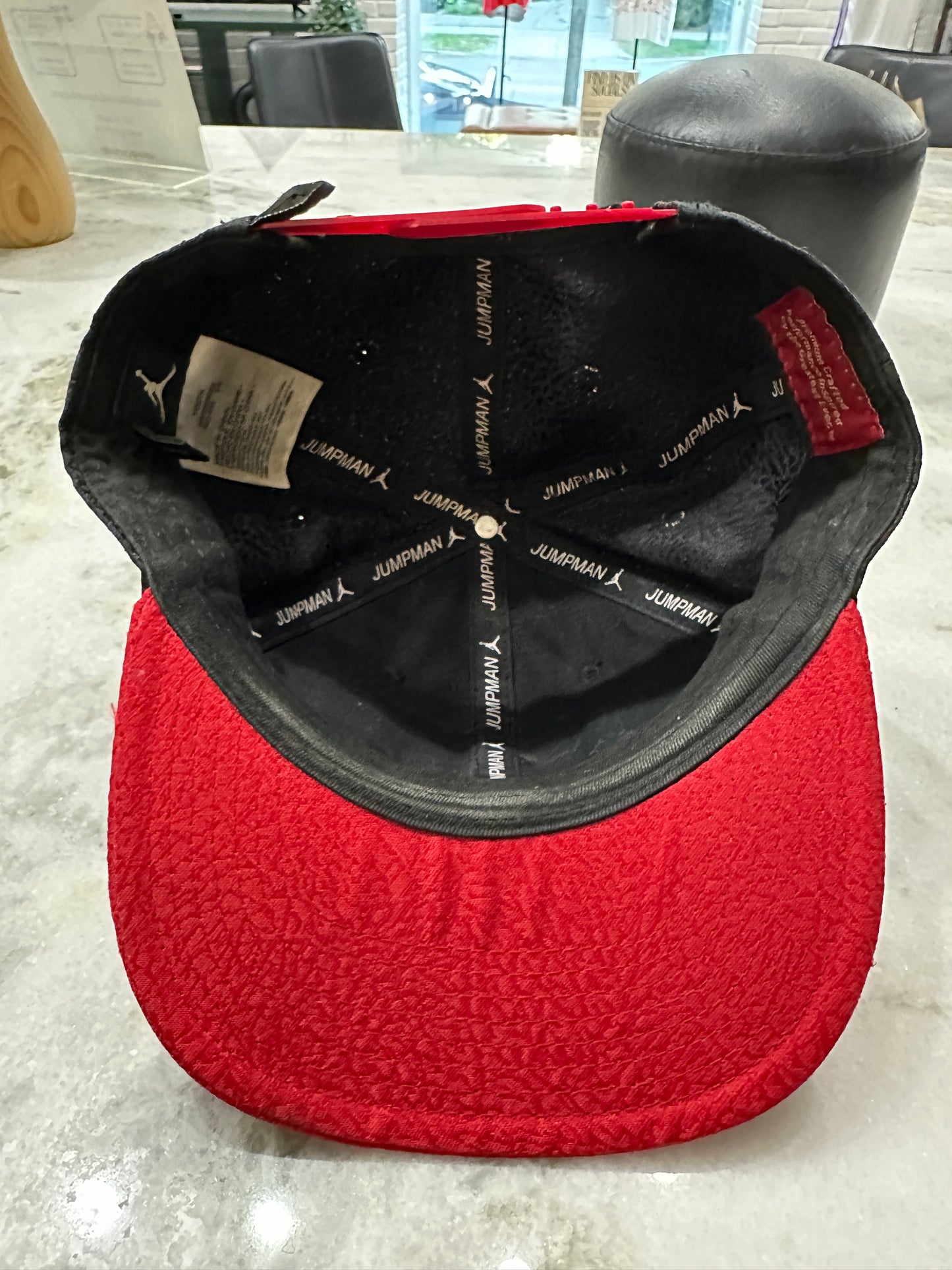 Air Jordan Black & Red Snap-Back Hat