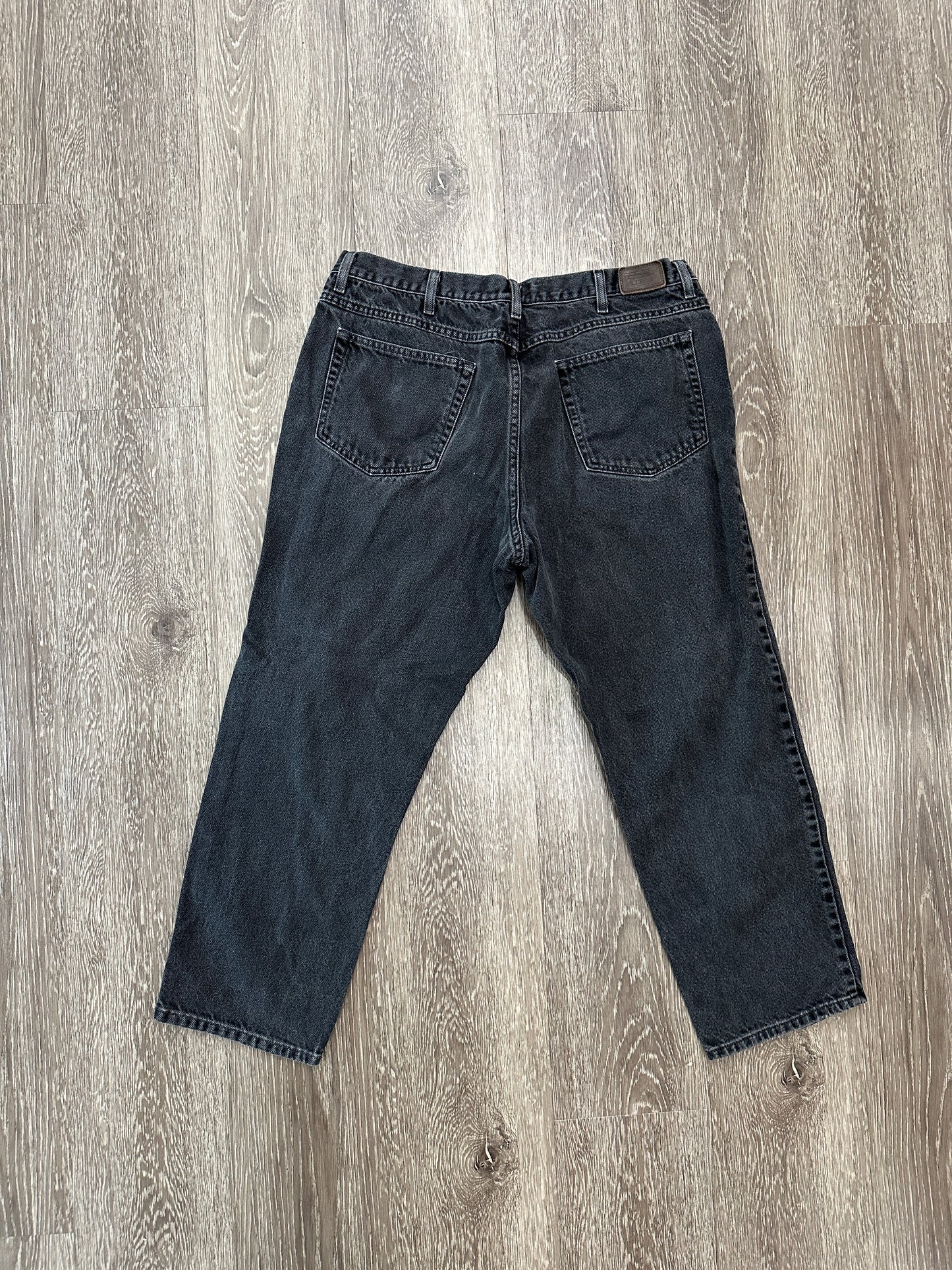 (Mens 38) L.L Beans Black Denim Jeans