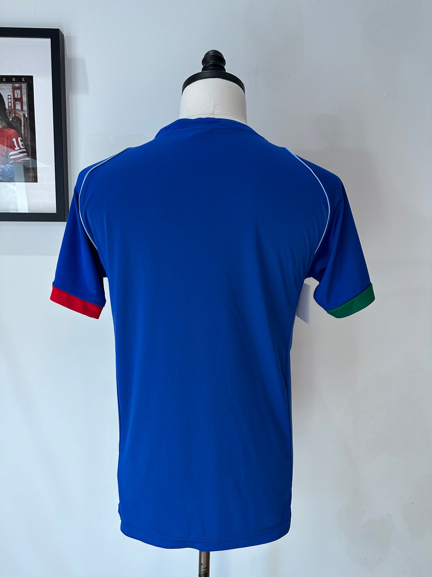 (Mens Large) Boot Italy National Soccer Jersey 007