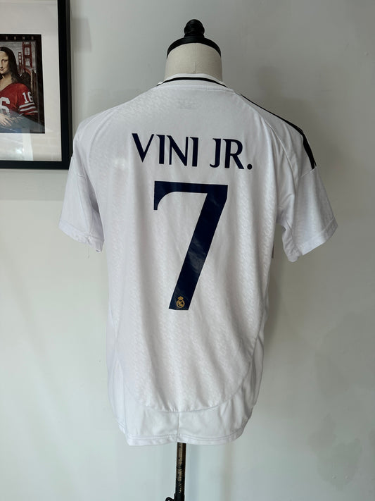 (Mens Medium) Real Madrid 'Vini Jr.' Soccer Jersey 007