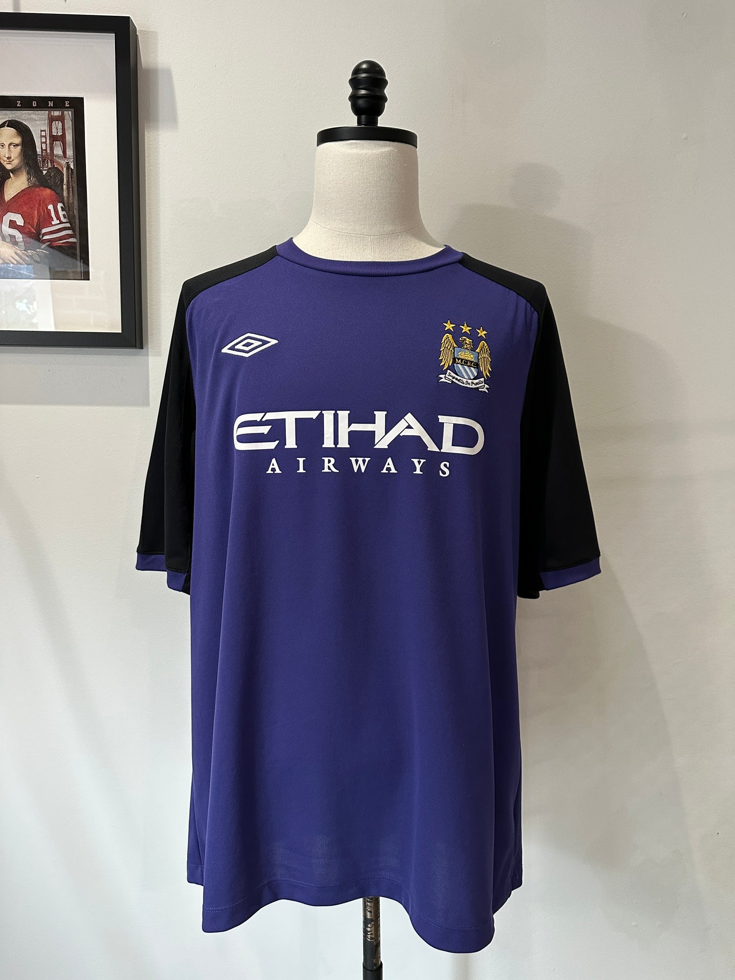 (Mens 2X) Manchester City Soccer Club Jersey 007