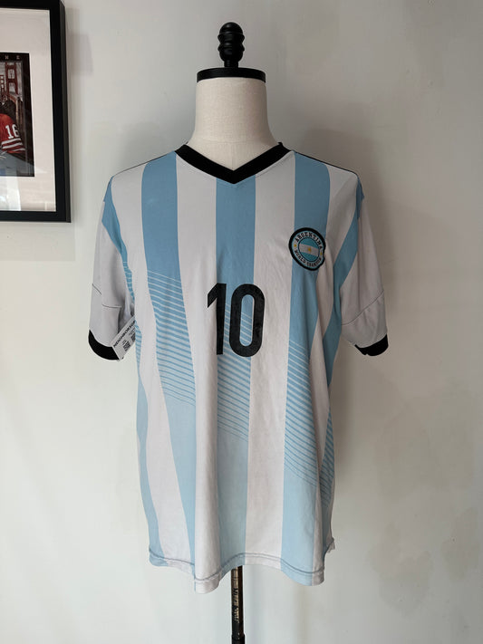 (Mens XL) Argentina National Soccer Jersey 007