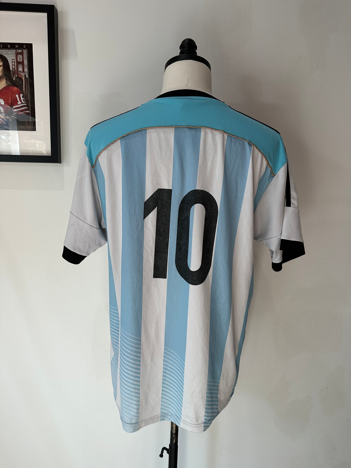 (Mens XL) Argentina National Soccer Jersey 007