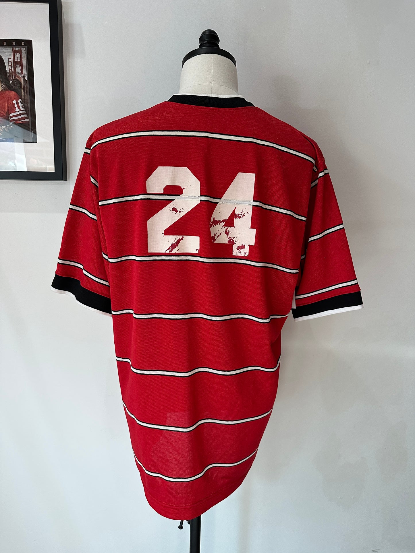 (Mens XL) 90s Nike Stanford University Soccer Jersey 007